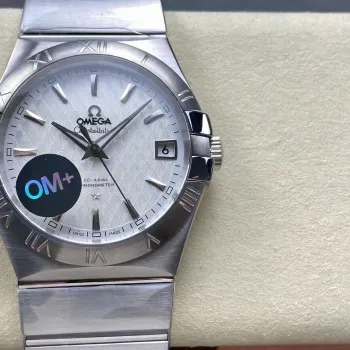 Omega Constellation 123.10.38.21.02.003 Replica - Silbernes Zifferblatt Edelstahl