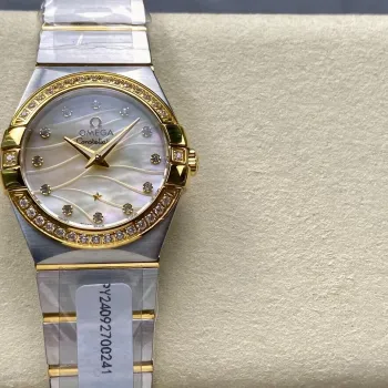 Omega Constellation Unisex 123.20.27.60.55.005 Replica - Perlmutt-Zifferblatt Edelstahl