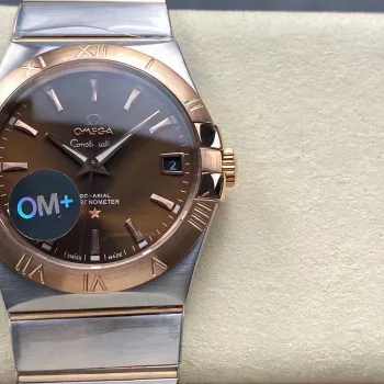 Omega Constellation 123.20.38.21.13.001 Replica - Braunes Zifferblatt Edelstahl
