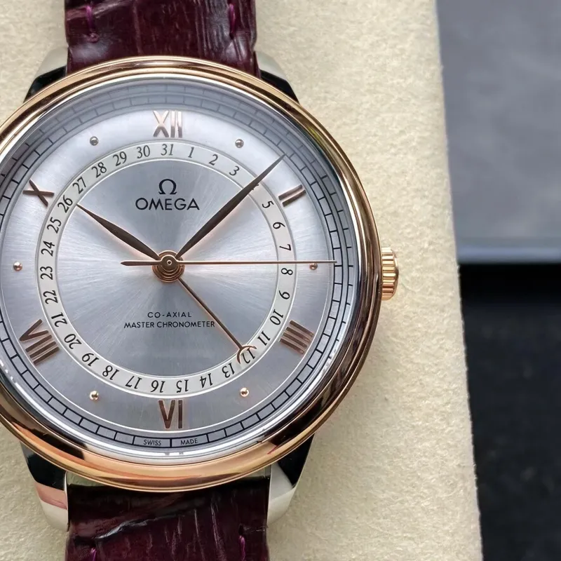 Omega De Ville 434.23.42.22.02.001 Replica - Silbernes Zifferblatt Edelstahl