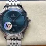 Omega De Ville 434.10.40.20.10.001 Replica - Gruenes Zifferblatt Edelstahl