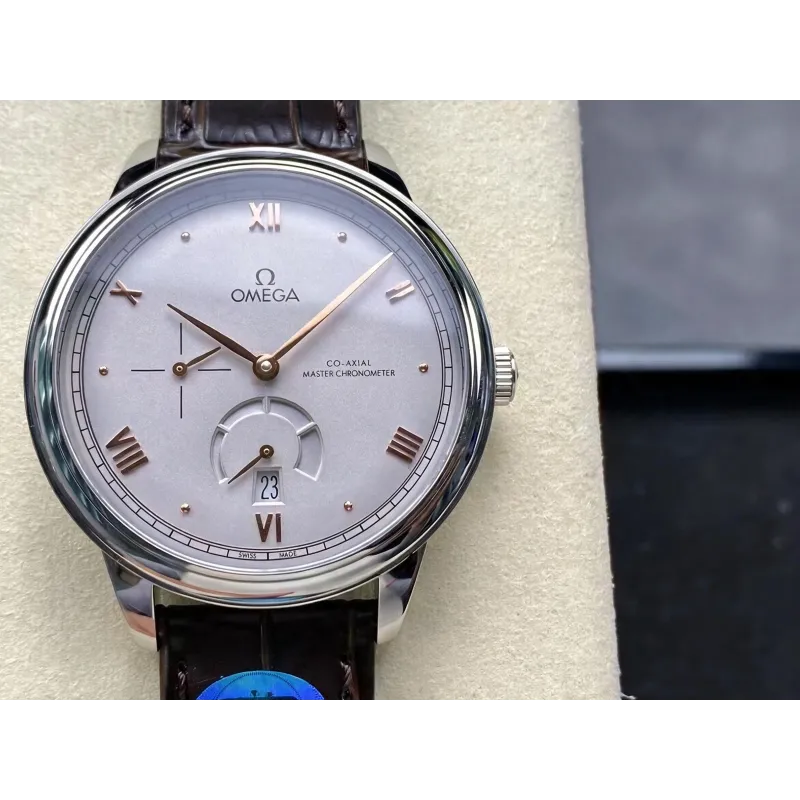 Omega De Ville 434.13.41.21.06.001 Replica - Silbernes Zifferblatt Edelstahl