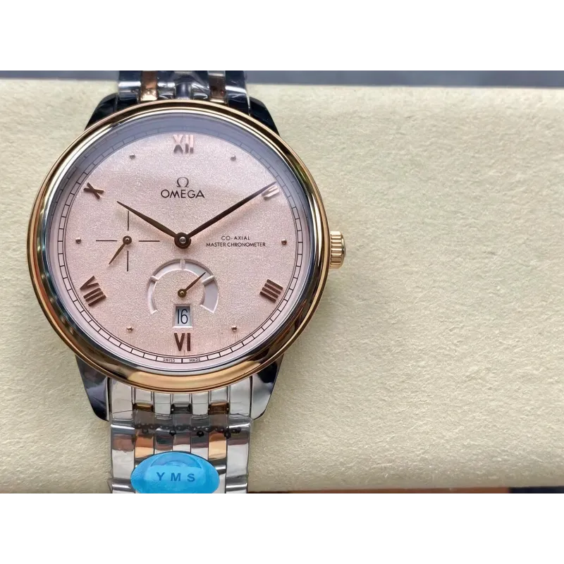 Omega De Ville 434.20.41.21.09.001 Replica - Linen Edelstahl