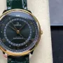 Omega De Ville 434.23.42.22.10.001 Replica - Gruenes Zifferblatt Edelstahl