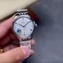 Omega De Ville 434.10.40.20.02.001 Replica - Silbernes Zifferblatt Edelstahl