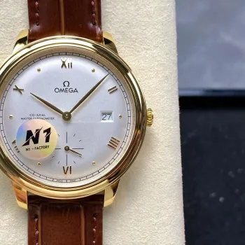 Omega De Ville 434.53.41.20.02.001 Replica - Silbernes Zifferblatt Bicolor