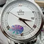 Omega De Ville 424.10.40.20.02.004 Replica - Silbernes Zifferblatt Edelstahl