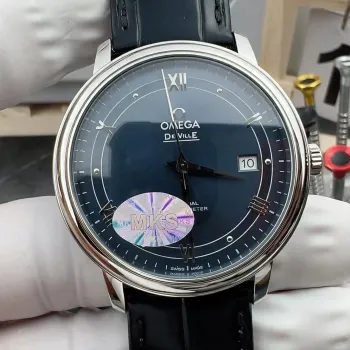 Omega De Ville 424.13.40.20.03.002 Replica - Blaues Zifferblatt Edelstahl