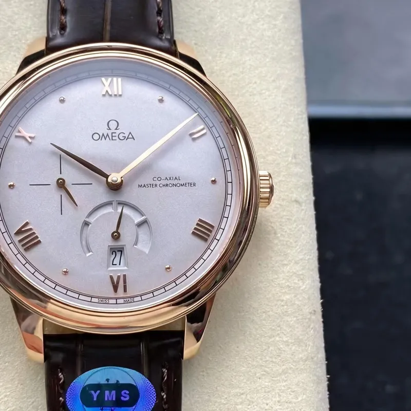 Omega De Ville 434.53.41.21.02.001 Replica - Silbernes Zifferblatt Bicolor