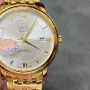 Omega De Ville 424.50.37.20.02.002 Replica - Silbernes Zifferblatt Bicolor