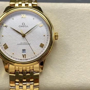 Omega De Ville 434.53.40.20.02.002 Replica - Silbernes Zifferblatt Bicolor