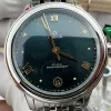 Omega De Ville Damen 434.10.34.20.10.001 Replica - Gruenes Zifferblatt Edelstahl