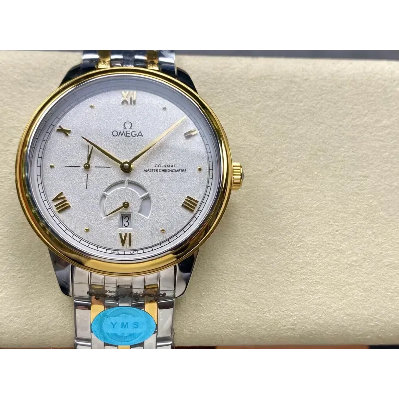 Omega De Ville 434.20.41.21.02.001 Replica - Silbernes Zifferblatt Edelstahl