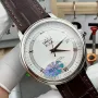 Omega De Ville 424.13.40.20.02.002 Replica - Silbernes Zifferblatt Edelstahl