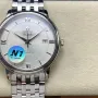Omega De Ville 424.10.40.20.02.003 Replica - Silbernes Zifferblatt Edelstahl