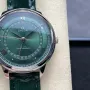 Omega De Ville 434.23.42.22.10.001 Replica - Gruenes Zifferblatt Edelstahl