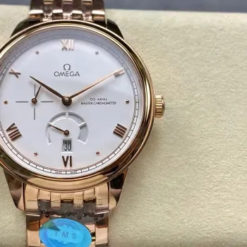 Omega De Ville 434.53.41.21.02.001 Replica - Silbernes Zifferblatt Bicolor