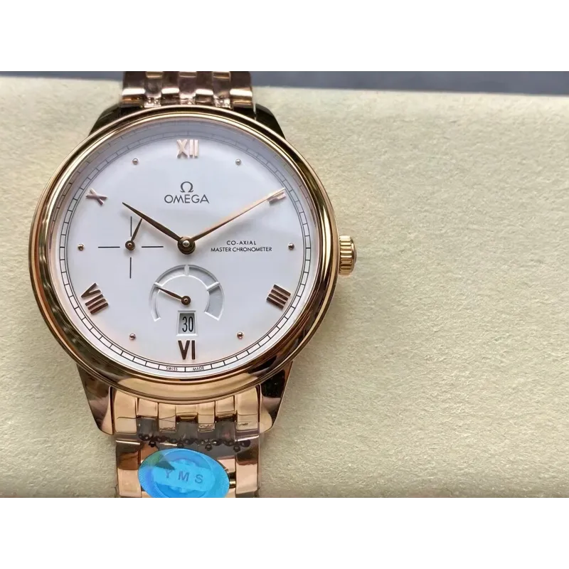 Omega De Ville 434.53.41.21.02.001 Replica - Silbernes Zifferblatt Bicolor