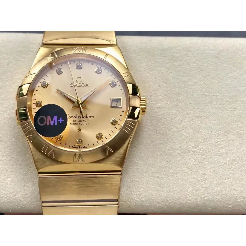 Omega Constellation 123.50.38.21.58.001 Replica - Champagner Zifferblatt Bicolor