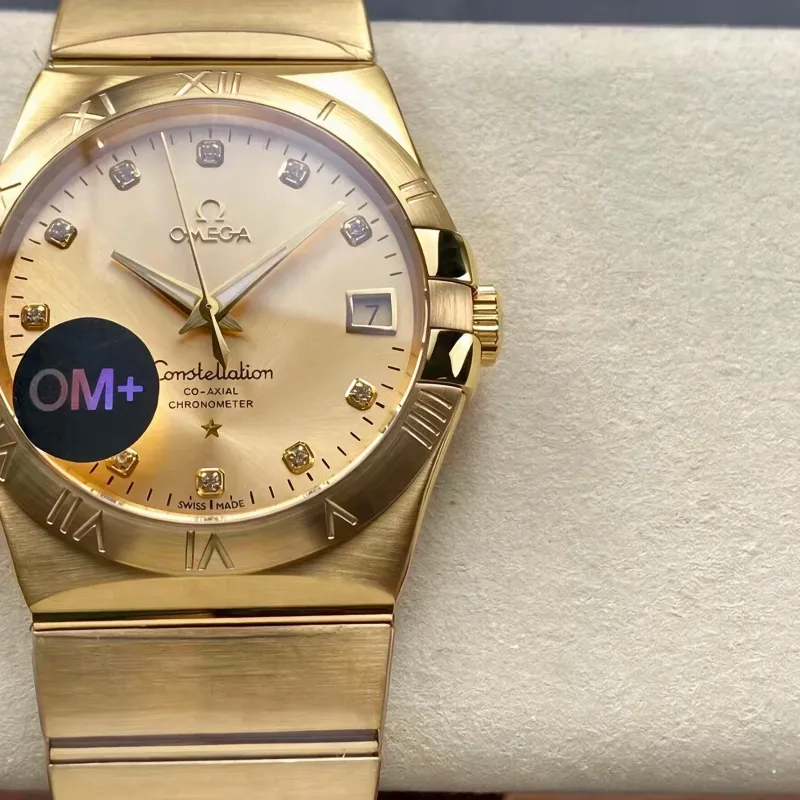 Omega Constellation 123.50.38.21.58.001 Replica - Champagner Zifferblatt Bicolor