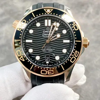 Omega Seamaster Diver 300M 210.22.42.20.01.002 Replica - Schwarzes Zifferblatt Bicolor