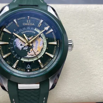 Omega Seamaster 220.32.43.22.10.001 Replica - Gruenes Zifferblatt Edelstahl