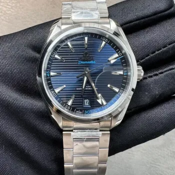 Omega Seamaster 220.10.41.21.03.001 Replica - Blaues Zifferblatt Edelstahl