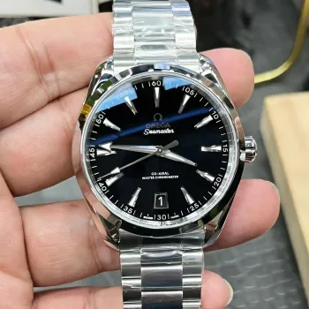 Omega Seamaster 220.10.41.21.01.002 Replica - Schwarzes Zifferblatt Edelstahl