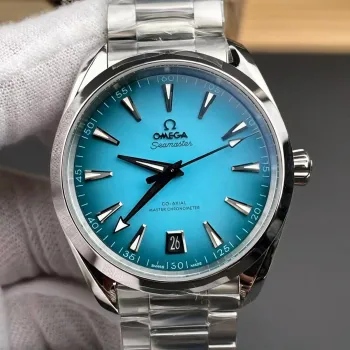 Omega Seamaster 220.10.41.21.03.006 Replica - Blaues Zifferblatt Edelstahl