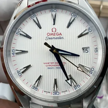 Omega Seamaster 231.10.42.21.02.004 Replica - Silbernes Zifferblatt Edelstahl