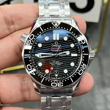 Omega Seamaster 210.30.42.20.01.001 Replica - Schwarzes Zifferblatt Edelstahl