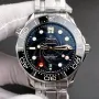 Omega Seamaster 210.22.42.20.01.004 Replica - Schwarzes Zifferblatt Geriffelte Luenette