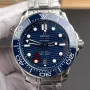 Omega Seamaster 210.30.42.20.03.001 Replica - Blaues Zifferblatt Geriffelte Luenette