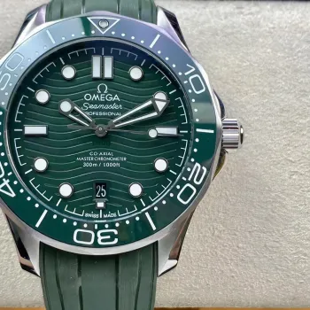 Omega Seamaster Diver 300M 210.32.42.20.10.001 Replica - Gruenes Zifferblatt Edelstahl