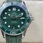 Omega Seamaster Diver 300M 210.32.42.20.10.001 Replica - Gruenes Zifferblatt Edelstahl