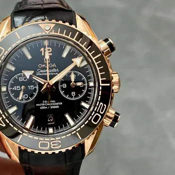 Omega Seamaster Planet Ocean 600M 215.63.46.51.01.001 Replica - Schwarzes Zifferblatt