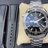 Omega Seamaster Planet Ocean 600M GMT 232.30.44.22.01.002 Replica - Schwarzes Zifferblatt
