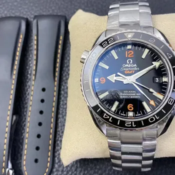 Omega Seamaster Planet Ocean 600M GMT 232.30.44.22.01.002 Replica - Schwarzes Zifferblatt
