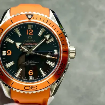 Omega Seamaster 232.32.46.21.01.001 Replica - Schwarzes Zifferblatt Geriffelte Luenette