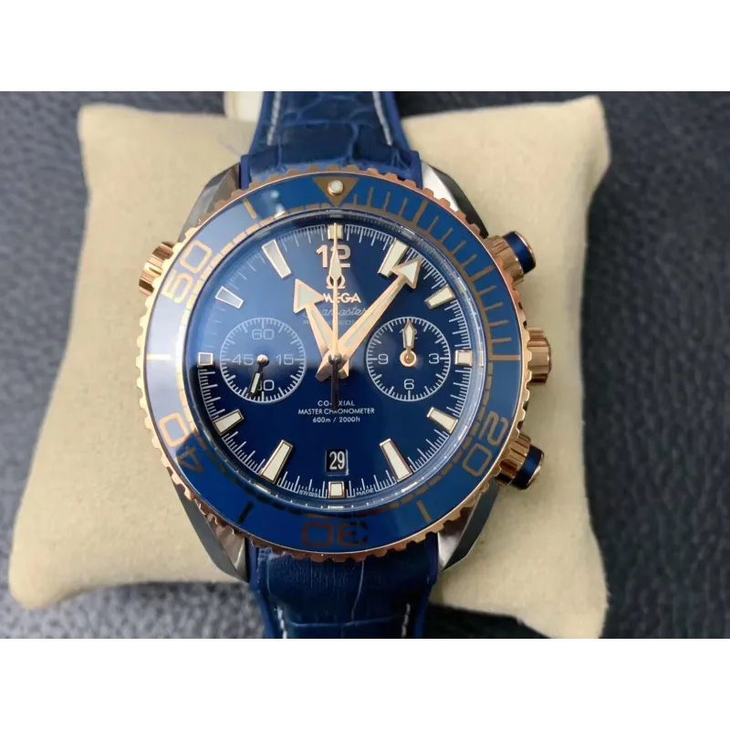 Omega Seamaster Planet Ocean 600M Chronograph 215.23.46.51.03.001 Replica - Blaues Zifferblatt