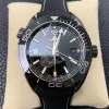 Omega Seamaster Planet Ocean 600M GMT Deep Black 215.92.46.22.01.001 Replica - Schwarzes Zifferblatt