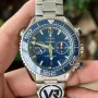 Omega Seamaster 215.30.46.51.03.001 Replica - Blaues Zifferblatt Geriffelte Luenette
