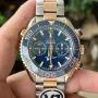 Omega Seamaster 215.20.46.51.03.001 Replica - Blaues Zifferblatt Geriffelte Luenette