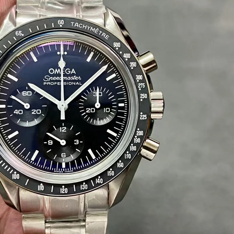 Omega Speedmaster Moonwatch Professional 310.30.42.50.01.001 Replica - Schwarzes Zifferblatt Edelstahl