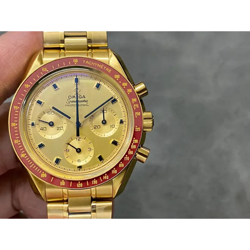 Omega Speedmaster 310.60.42.50.99.001 Replica - Champagner Zifferblatt Gold