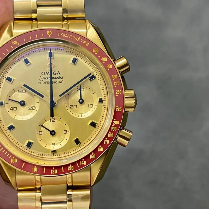 Omega Speedmaster 310.60.42.50.99.001 Replica - Champagner Zifferblatt Gold