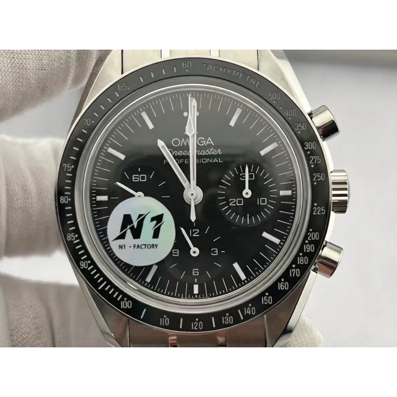 Omega Speedmaster Moonwatch Professional 310.30.42.50.01.001 Replica - Schwarzes Zifferblatt Edelstahl