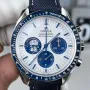 Omega Speedmaster 50th Anniversary Snoopy 310.32.42.50.02.001 Replica - Weisses Zifferblatt