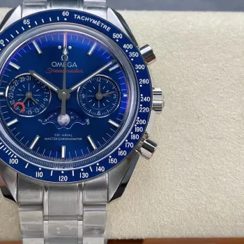 Omega Speedmaster Moonwatch 304.30.44.52.03.001 Replica - Blaues Zifferblatt Edelstahl