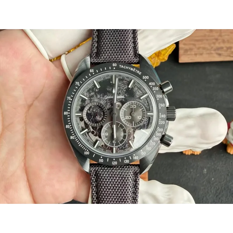 Omega Speedmaster Grey Side of the Moon 310.92.44.50.06.001 Replica - Tachymeter-Luenette